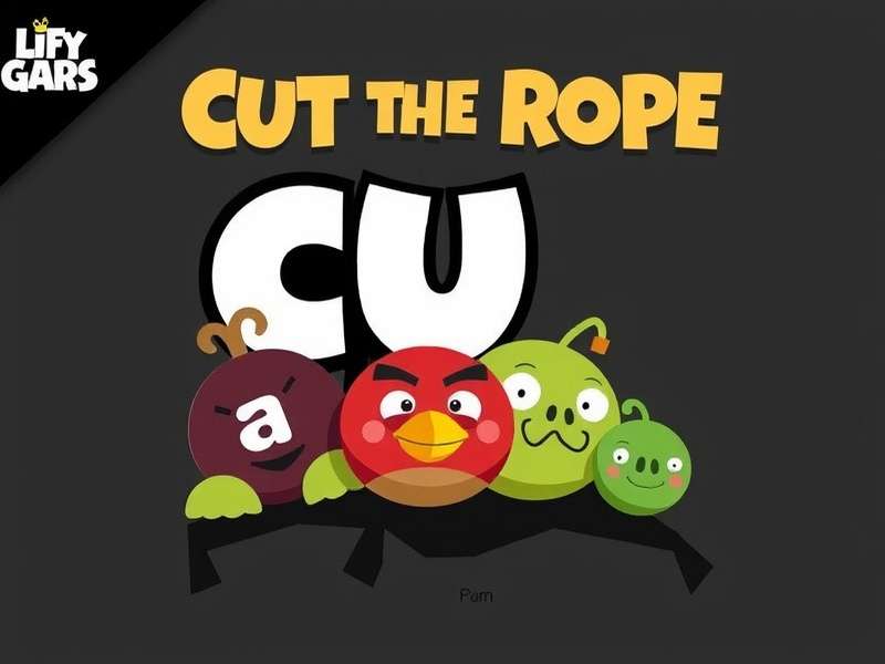 Om Nom, the main character of Cut the Rope