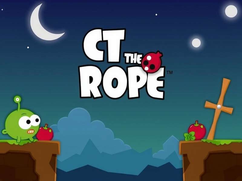 Om Nom from Cut The Rope video game looking at a candy