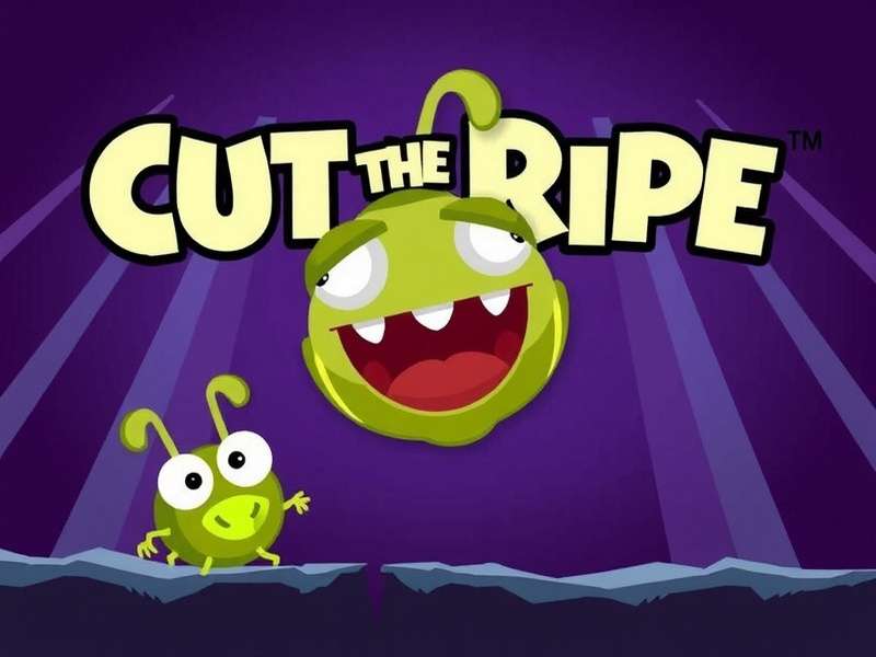 Om Nom the Cut The Rope Creature happily eating a piece of candy