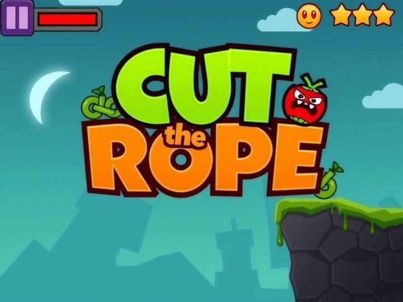 Cut The Rope Magic level 4-15 challenging puzzle