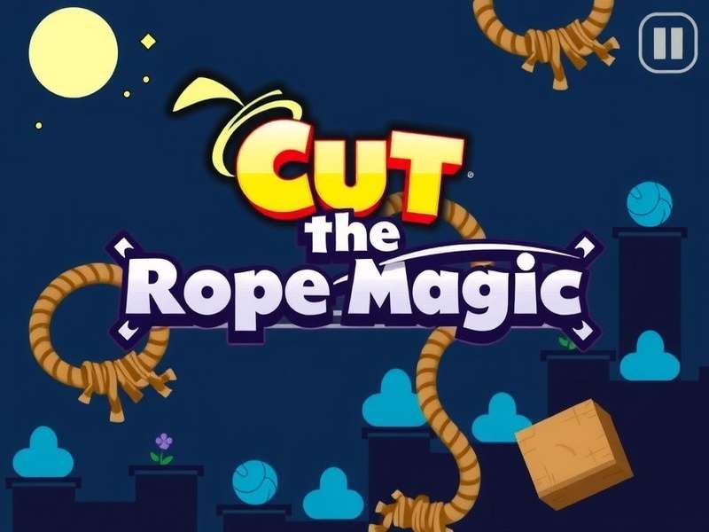 Cut The Rope Magic Ost — game soundtrack album cover featuring Om Nom with musical notes