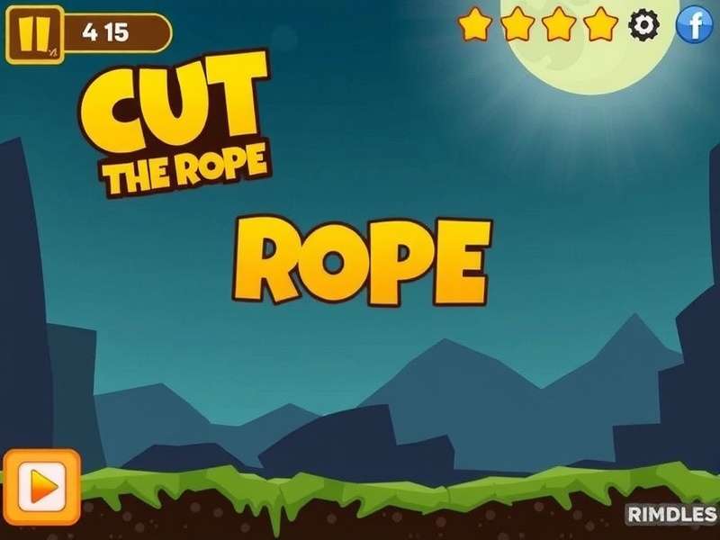 Cut The Rope Download Free – Omnom the green monster reaching for candy