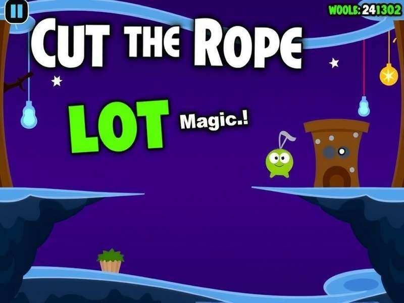 Cut The Rope Magic Walkthrough – Hero image showing Om Nom and magical levels