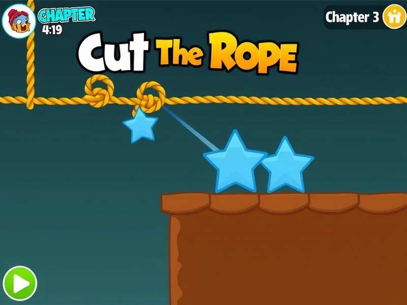 Cut The Rope 2 Chapter 3 Blue Stars — Om Nom adventure screenshot