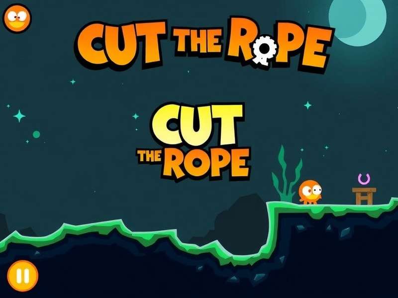 Cut The Rope Remastered Apk gameplay screenshot featuring Om Nom and the iconic rope mechanics