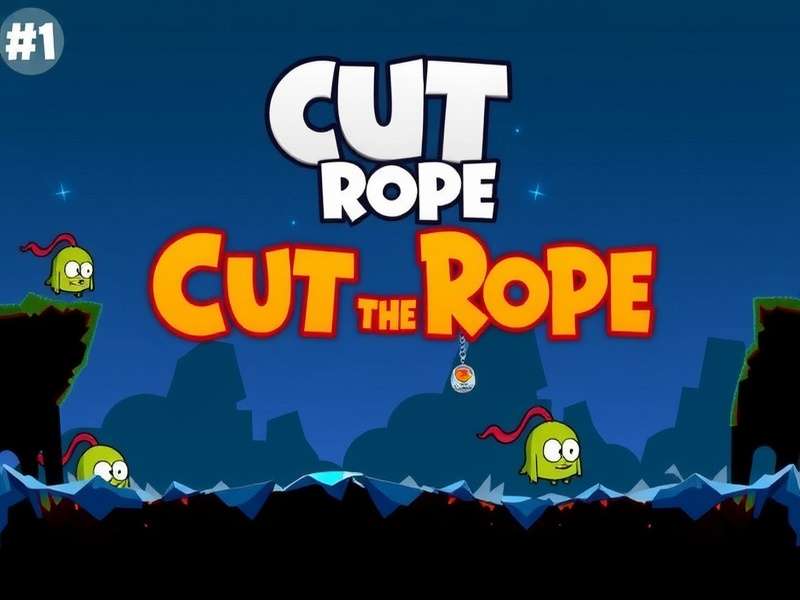Cut The Rope Remastered Om Nelle gameplay screenshot showing Om Nom and the new candy mechanics