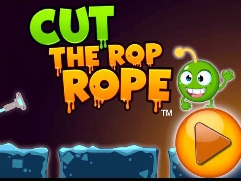 Cut The Rope download PC - Om Nom ready to play on computer screen